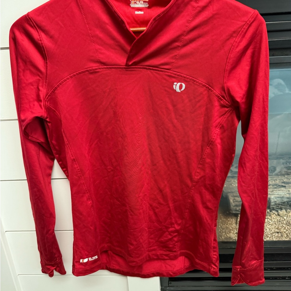 Pearl Izumi Red Cycling Jersey for women’s size medium thick well constructed